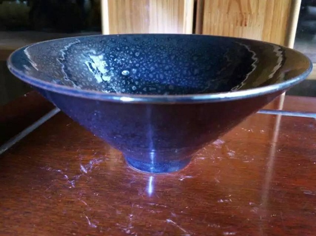 油滴天目斗笠盏