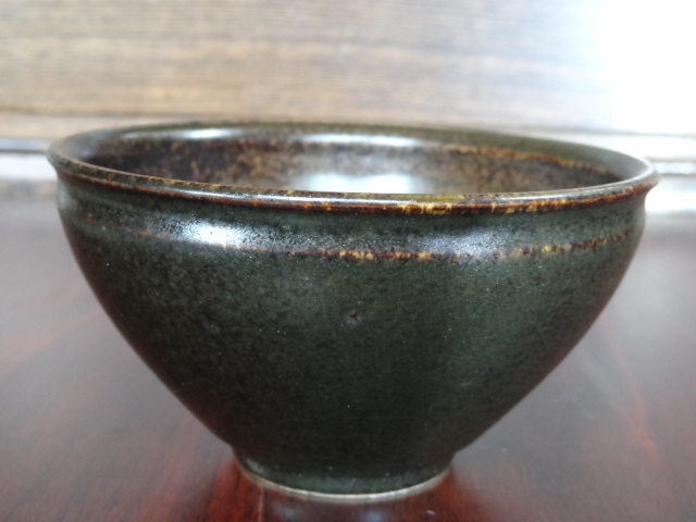 仿古亚光釉茶碗