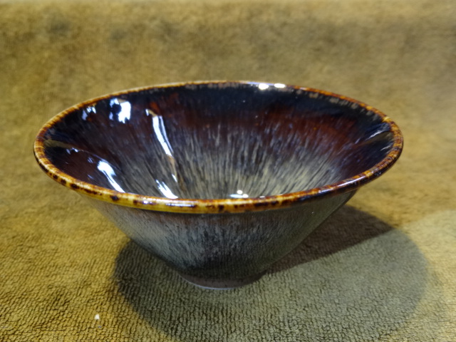 金丝兔毫斗笠盏